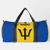 Aangepaste naam Barbados-vlag Plunjezak (Achterkant)