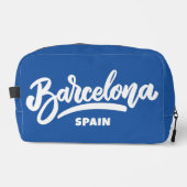 Aangepaste naam Barcelona Spanje Toilettasje (Voorkant)