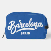 Aangepaste naam Barcelona Spanje Toilettasje (Achterkant)