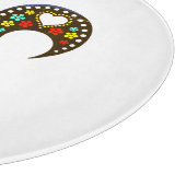 Aangepaste naam Barcelos Portugees Haan Zwart Snijplank (Hoek)