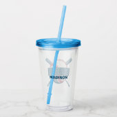 Aangepaste naam Baseball Acryl Drinkbeker (Achterkant)