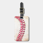 Aangepaste naam Baseball Bagagelabel (Voorkant verticaal)