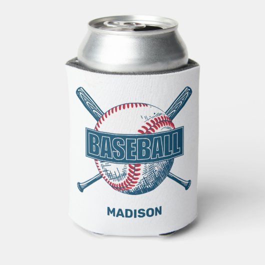 Aangepaste naam Baseball Blikjeskoeler (Blikje Achterkant)