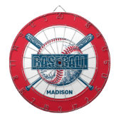 Aangepaste naam Baseball Dartbord (Voorkant)