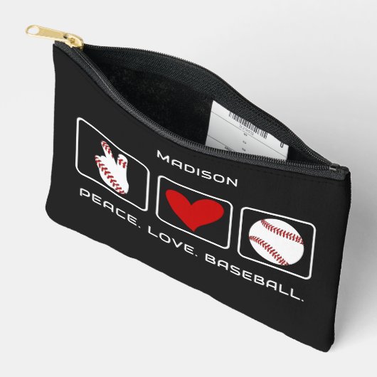 Aangepaste naam Baseball Etui (Open)