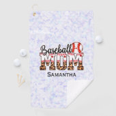 Aangepaste naam Baseball Ma | MOEDERDAG Golfhanddoek (Insitu)