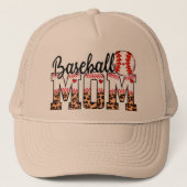 Aangepaste naam Baseball Ma | MOEDERDAG Trucker Pet (Voorkant)