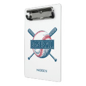 Aangepaste naam Baseball Mini Klembord (Angled2)