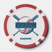 Aangepaste naam Baseball Poker Chips (Achterkant)