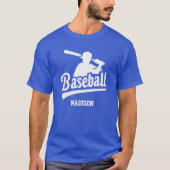 Aangepaste naam Baseball T-shirt (Voorkant)