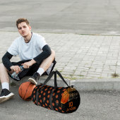 Aangepaste naam Basketbal Bag | Gepersonaliseerd n Plunjezak