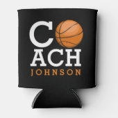 Aangepaste naam Basketbal Coach Blikjeskoeler (Voorkant)