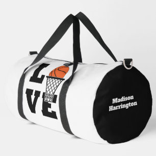 Aangepaste naam Basketball Love Plunjezak