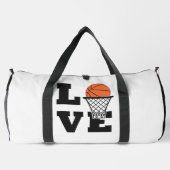 Aangepaste naam Basketball Love Plunjezak (Achterkant)