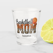 Aangepaste naam Basketball Ma | MOEDERDAG Shot Glas (Voorkant)