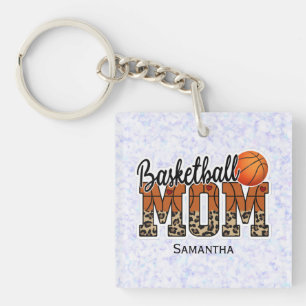 Aangepaste naam Basketball Ma MOEDERDAG SLEUTELH Sleutelhanger