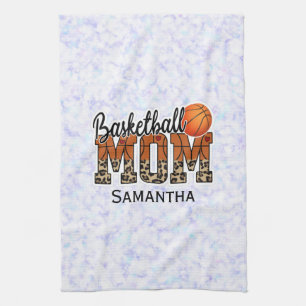 Aangepaste naam Basketball Ma MOEDERDAG Theedoek
