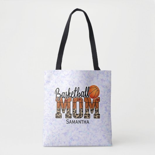 Aangepaste naam Basketball Ma | MOEDERDAG Tote Bag (Voorkant)