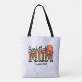 Aangepaste naam Basketball Ma | MOEDERDAG Tote Bag (Achterkant)