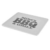 Aangepaste naam: BBQ grill Master-snijboardcadeau Snijplank (Hoek)