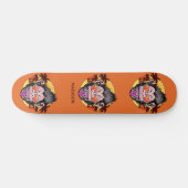 Aangepaste naam Beach Monkey Persoonlijk Skateboard (Horizontaal)