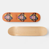 Aangepaste naam Beach Monkey Persoonlijk Skateboard (Horizontaal)