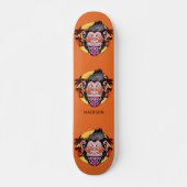 Aangepaste naam Beach Monkey Persoonlijk Skateboard (Voorkant)