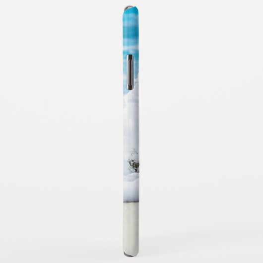 Aangepaste naam beach Wave Splash Case-Mate iPhone Case (Achterkant/rechts)