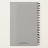 Aangepaste naam beach Wave Splash Planner (Achterkant)