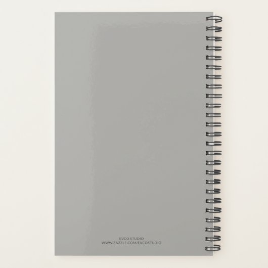 Aangepaste naam beach Wave Splash Planner (Achterkant)