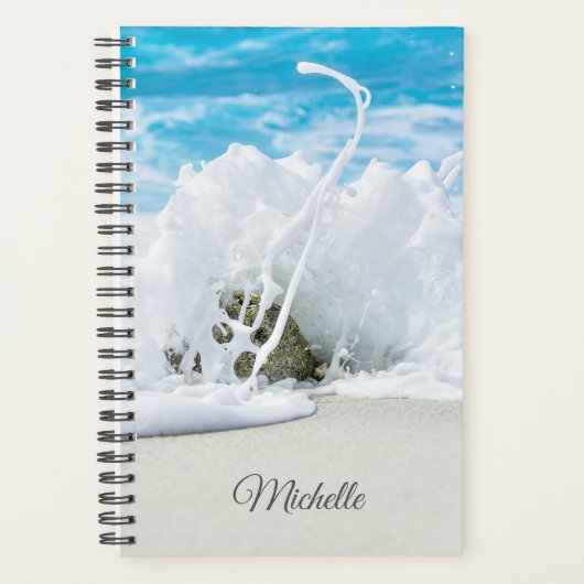 Aangepaste naam beach Wave Splash Planner (Voorkant)
