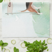 Aangepaste naam Beagle Pet Dog Theedoek (Gevouwen)