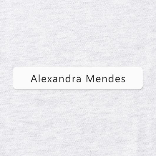 Aangepaste Naam Bedrijfsnaam Fabric Kleding Bedrij Labels (Design 1)