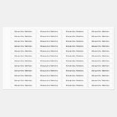 Aangepaste Naam Bedrijfsnaam Fabric Kleding Bedrij Labels (Vel)