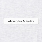 Aangepaste Naam Bedrijfsnaam Fabric Kleding Bedrij Labels (Design 2)