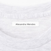 Aangepaste Naam Bedrijfsnaam Fabric Kleding Bedrij Labels (Aangebracht)