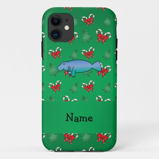 Aangepaste naam beheert groene snoepsnoepbogen Case-Mate iPhone case (Achterkant)