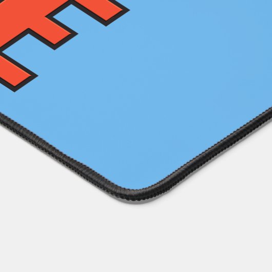 Aangepaste naam BELIZE Toucan Bureaumat (Hoek)