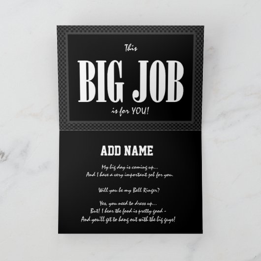 Aangepaste naam BELL RINGER UitnodigingstemplateGR (Binnen)