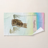 Aangepaste naam: bengaal kat pakket bad handdoek (Handdoek)