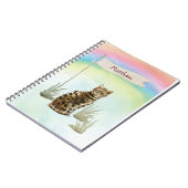 Aangepaste naam: bengaal kat pakket notitieboek (Linkerzijde)