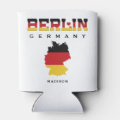 Aangepaste naam Berlijn Duitsland Blikjeskoeler (Achterkant)