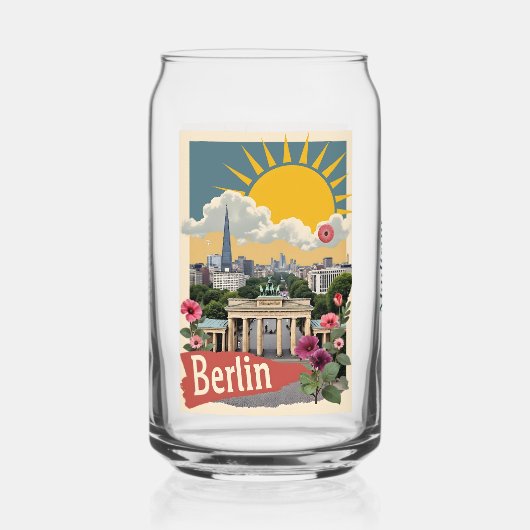 Aangepaste naam Berlijn, Duitsland Blikvorm Glas (Achterkant)