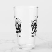 Aangepaste naam Berlijn Duitsland Coördinaten Glas (Links)