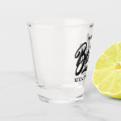 Aangepaste naam Berlijn Duitsland Coördinaten Shot Glas (Links)