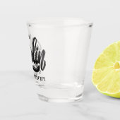 Aangepaste naam Berlijn Duitsland Coördinaten Shot Glas (Rechts)