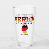 Aangepaste naam Berlijn Duitsland Glas (Voorkant)