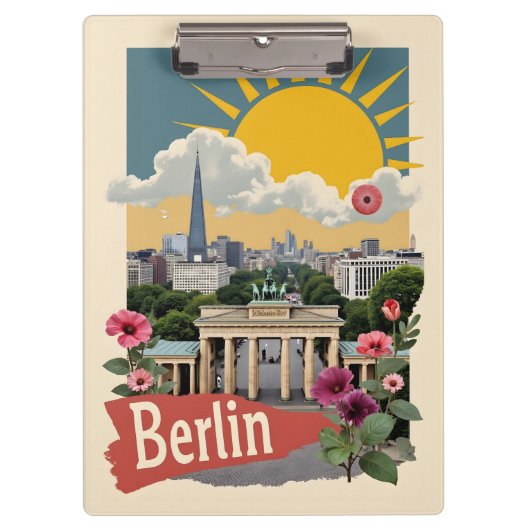 Aangepaste naam Berlijn, Duitsland Klembord (Voorkant)