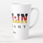 Aangepaste naam Berlijn Duitsland Latte Mok (Rechts)
