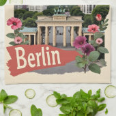 Aangepaste naam Berlijn, Duitsland Theedoek (Gevouwen)